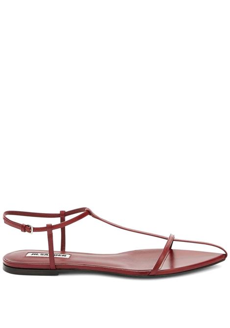 Sandali New Tripon in bordeaux Jil sander - donna JIL SANDER | J15WP0081P8226609